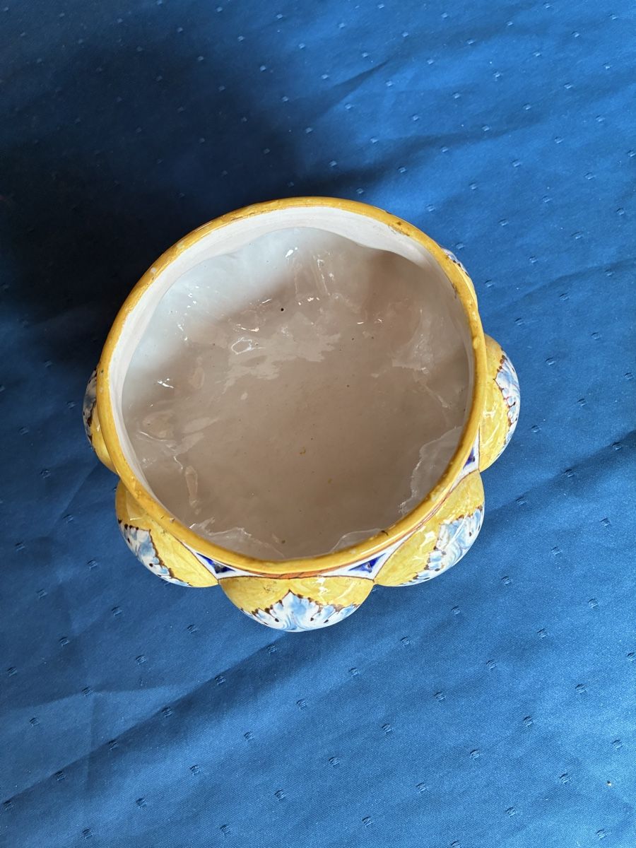 Ginori Ciotole: Ginori antike Deckeldose, rund – Usato da Dornach venduto da Rosengarten 1