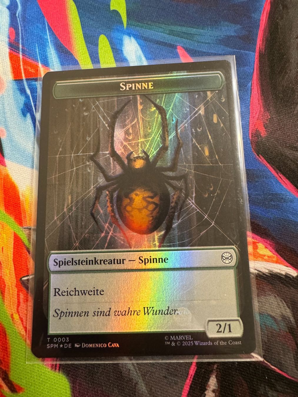 Magic The Gathering Carte collezionabili: Schatz // Spinne - Foil - Marvel's Spider-Man - Magic – Nuovo (secondo la descrizione) da Bülach venduto da Pfrenzel 1