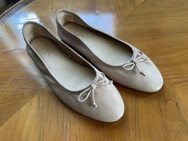 H&M Premium Ballerinas, Grösse 37, beige, Top Zustand!