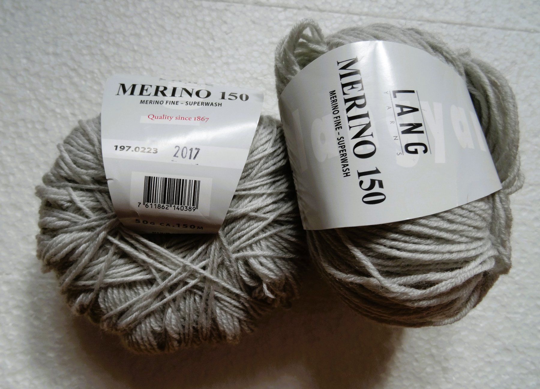Lang Yarns Lana: 2 Knäuel LANG MERINO – Nuovo (secondo la descrizione) da Gossau SG venduto da oreliefredy