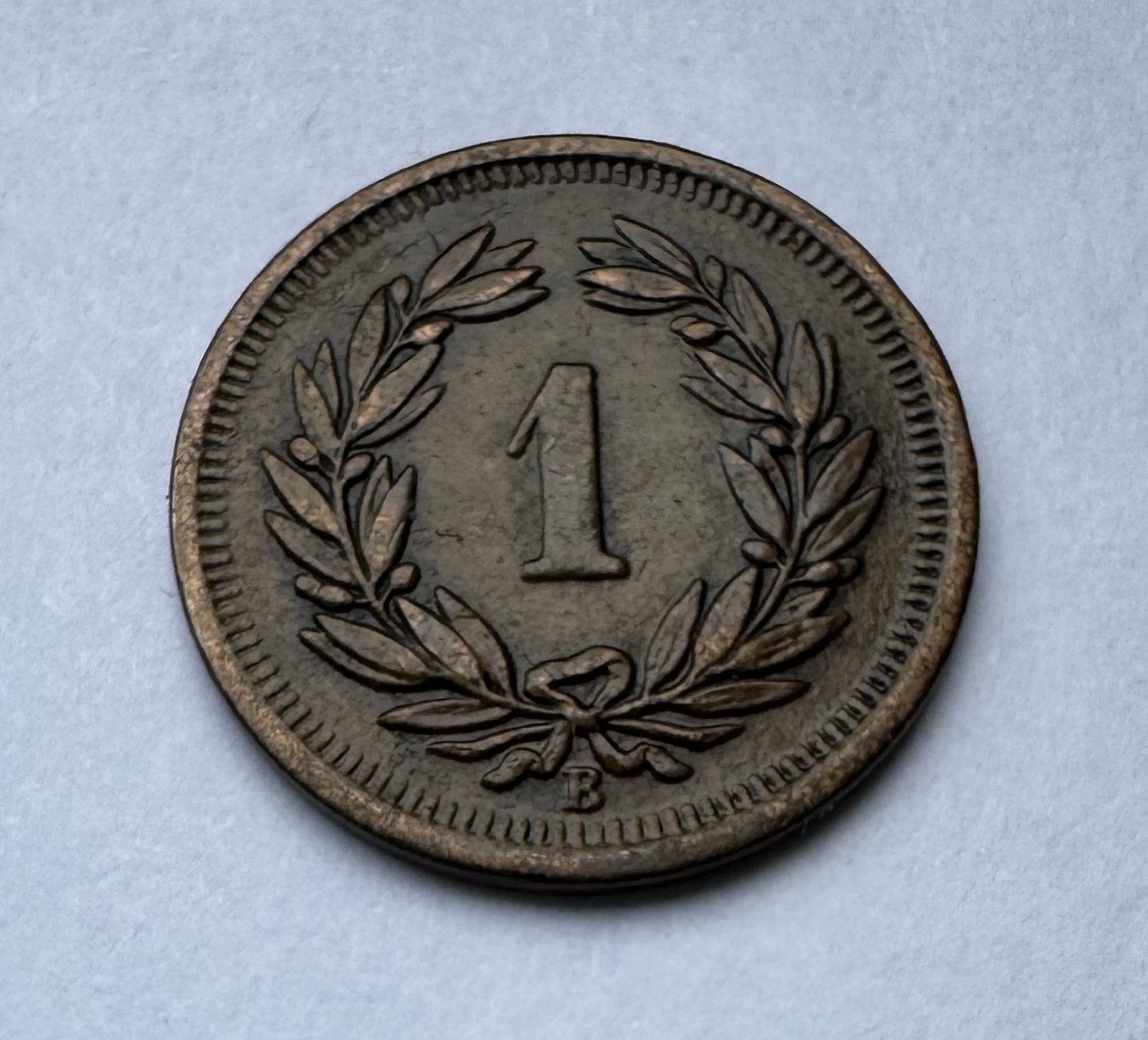 Tutti le monete: 1906 1 Rappen vz+ – Usato da Kirchberg SG venduto da Helveticus00 2