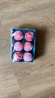 6 Kerzen Rosenform rosa pink