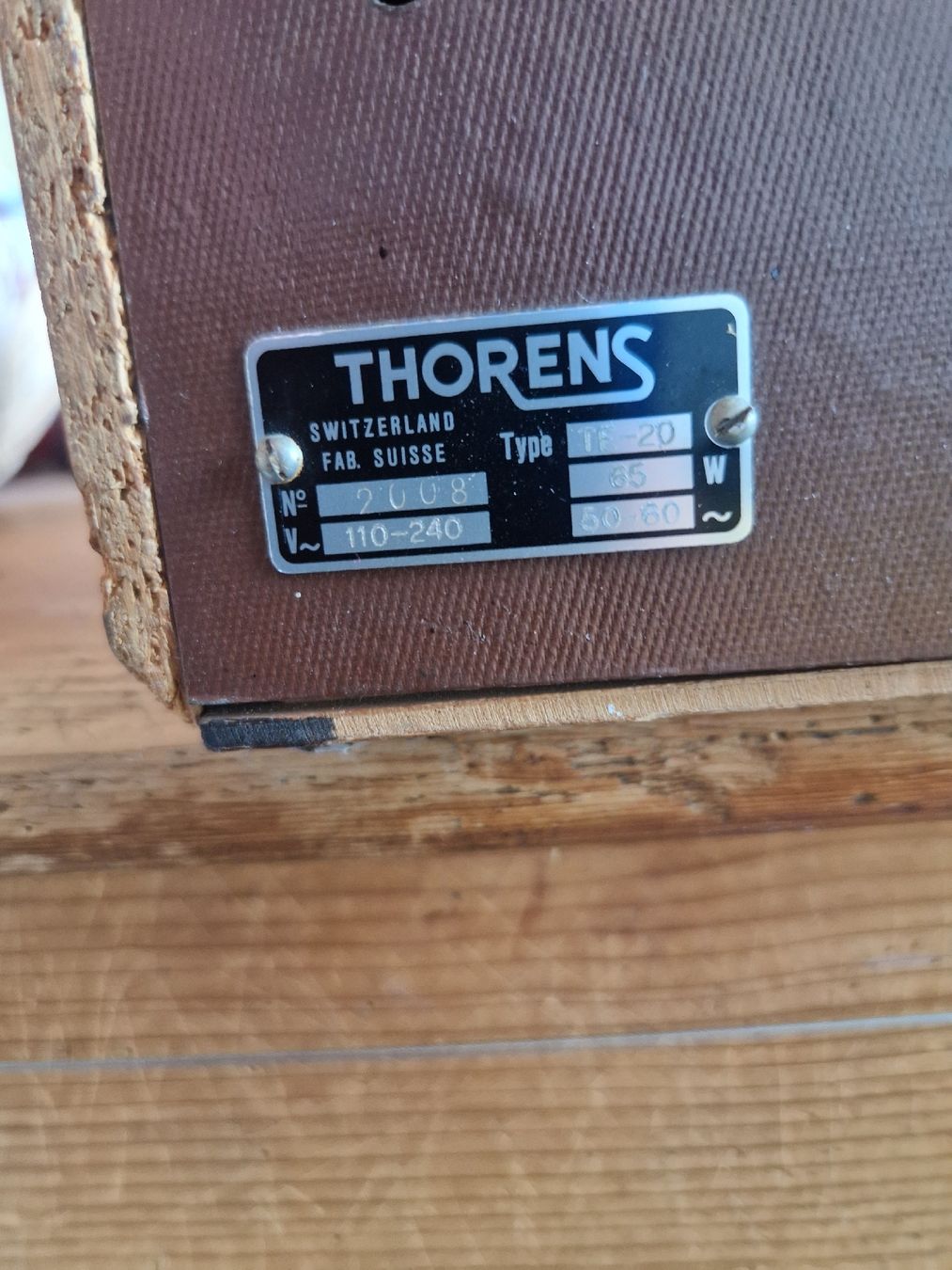 Thorens Giradischi: Plattenspieler – Usato da Gohl venduto da rol_swd7 2