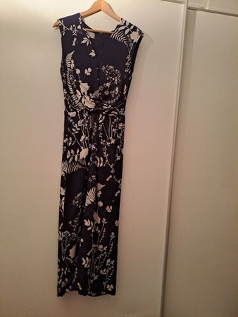 Jumpsuit InWear Blumenmuster Dunkelblau Gr. 36 sommerlich