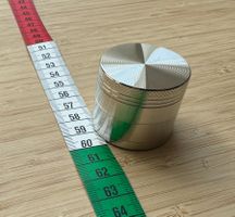 silberner Metall Grinder, silver, Mühle