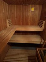        Sauna mit Ofen in gutem Zustand