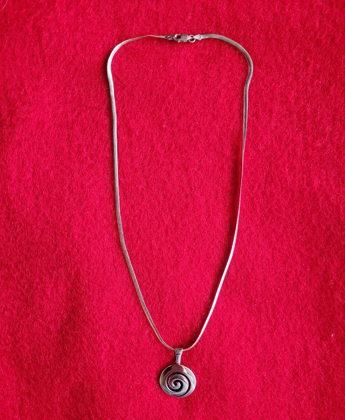 Catenine: Silberkette mit Anhänger - Pendant and Chain - Silver 925 – Usato da Genève venduto da Litmus 2