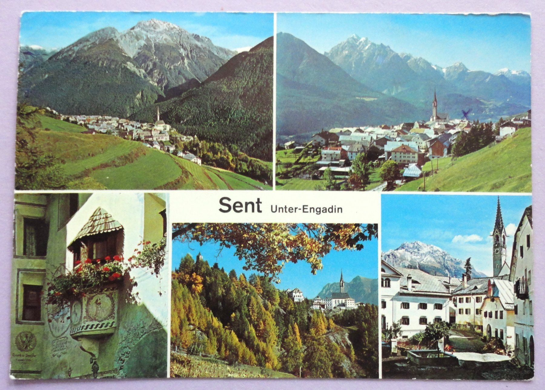 Ansichtskarten: Sent (1440 m - Unter-Engadin) – Defekt aus Fétigny von Billy2miny
