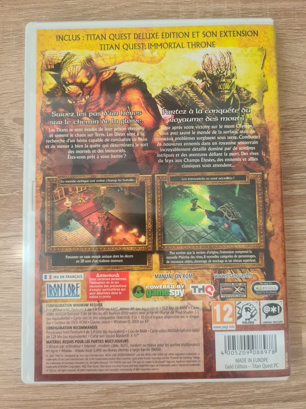 Spiele: Titan Quest Gold Edition (French) - PC – Gebraucht aus Carouge GE von Franllo 1