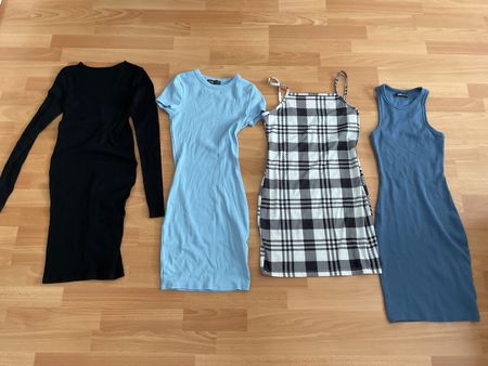 Enge stylische Kleider für Damen und Girls Gr. XS/S