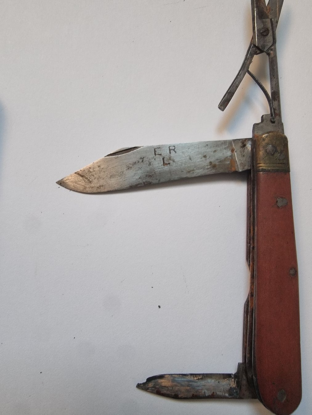 Taschenmesser: Altes  Sackmesser mit Etui – Gebraucht aus Olten von Mezopotamya 2