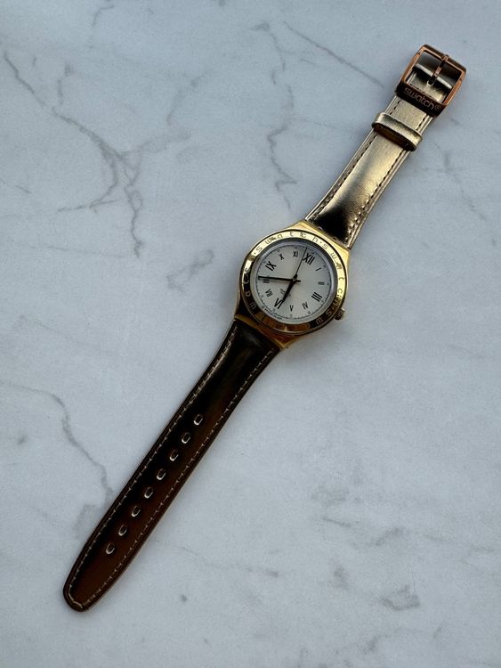 Swatch Montres: SWATCH*IRONY*YGG106*ROMANICO*1997**MIT NEUM LEDERARMBAND – D'occasion à Schaffhausen par vasco016 2