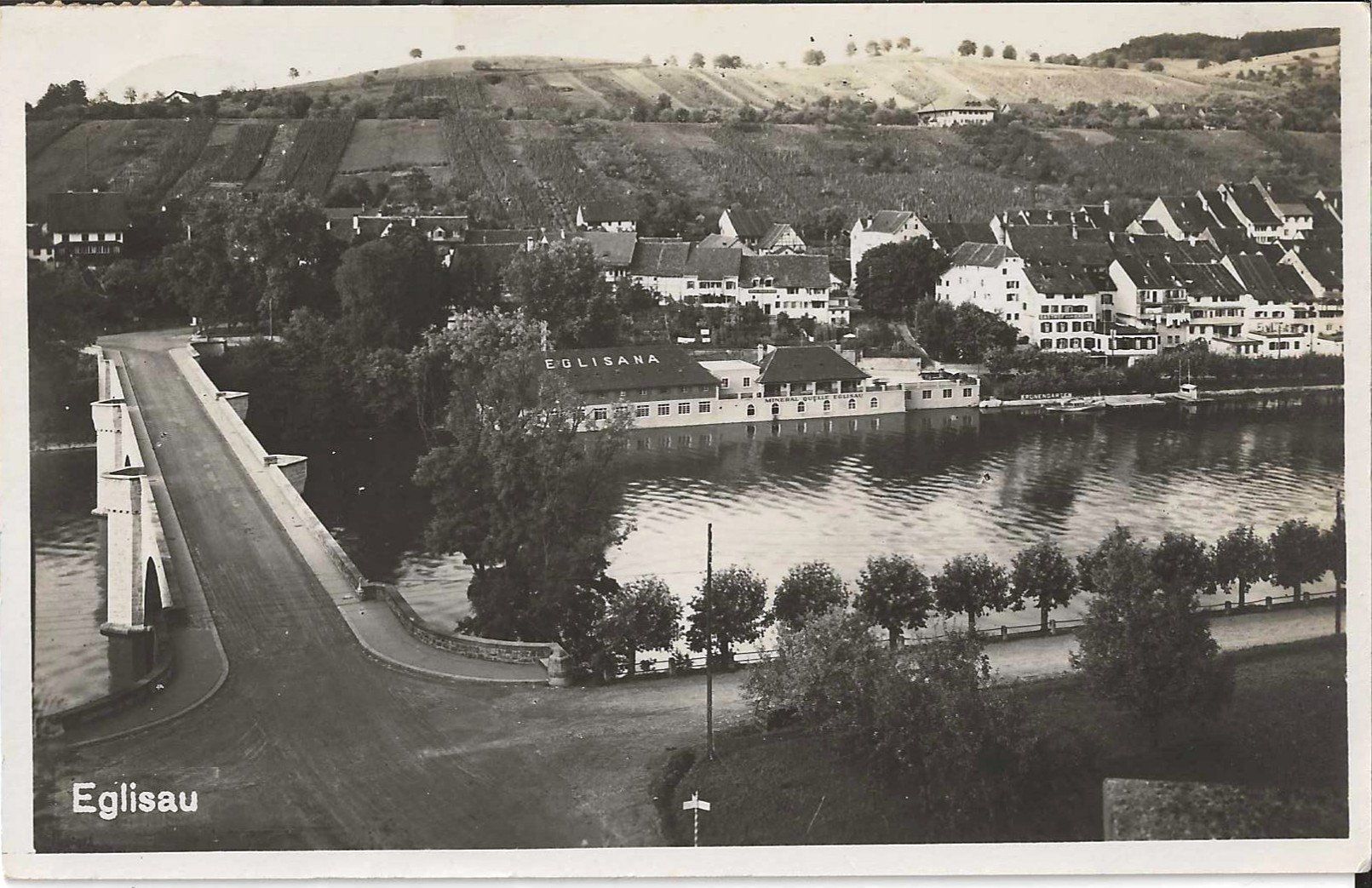 Cartoline postali: Karte Eglisau 1930 – Usato da Zürich venduto da Philacat11