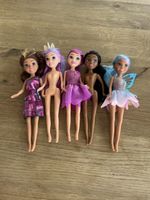 5 Puppen Fee Barbie Stil gute Zustand