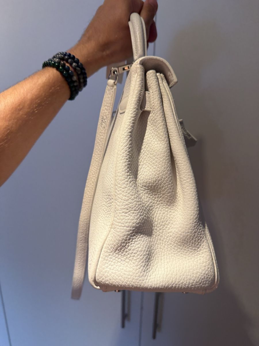 Hermès Sacs femmes: Hermès Kelly 32 Togo White 2006 – D'occasion à Genève par SG_73 5