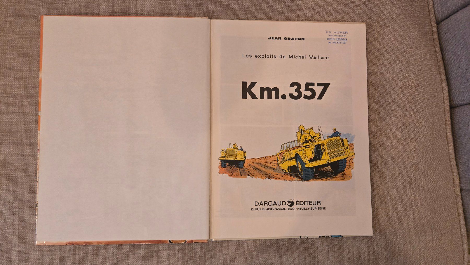 Fumetti: Michel Vaillant N°16 - Km 357 – Usato da Crémines venduto da Blakedrake 4