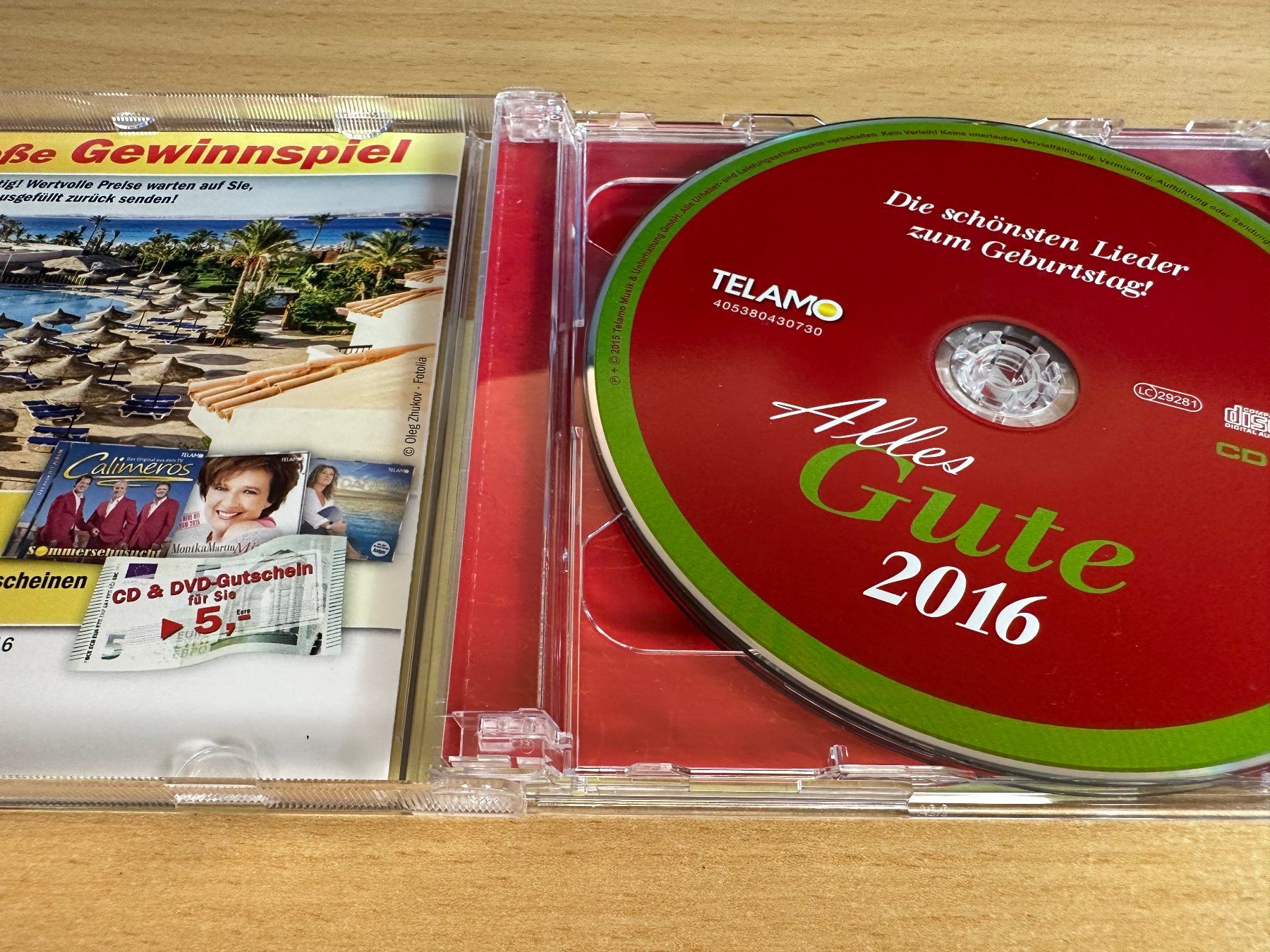 CDs: Alles Gute 2016 - Die schönsten Lieder zum Geburtstag - 2 CD – D'occasion à Rikon im Tösstal par Alpenmutz 2