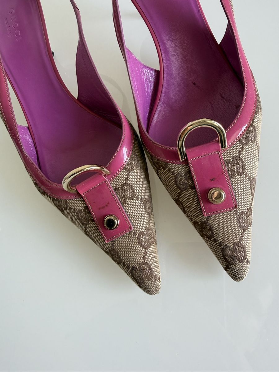 Gucci Chaussures femmes: Slingback monogramme Gucci vintage – D'occasion à Cressier FR par Kvito4ka 3