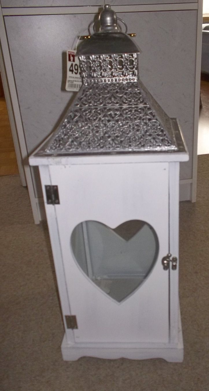 Laternen: Neue schöne Laterne 24 x 63 - mit Herzen – Neu (gemäss Beschreibung) aus Kaltbrunn von Cindy99
