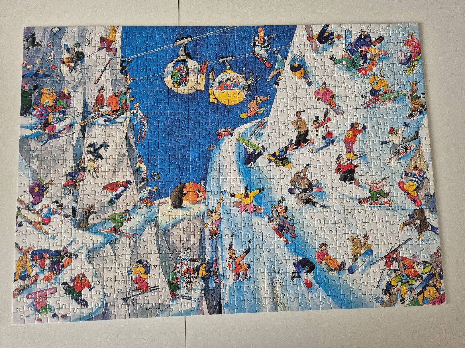 Heye Puzzle: Blanchon Puzzle "Snowboard Mania" 1000 Teile – Usato da Wernetshausen venduto da cmmj2022 1