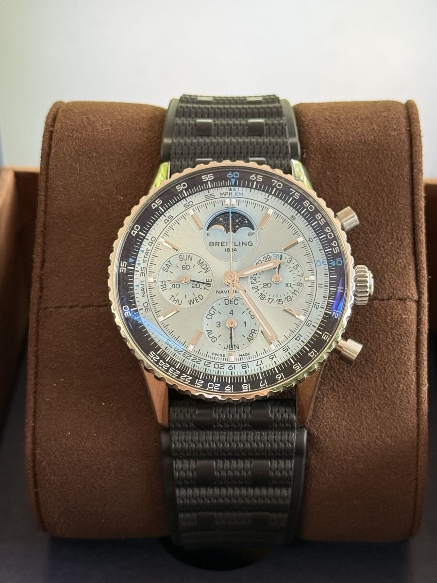 Breitling Orologi: Montre Breitling Navitimer B19 bracelet rouleau original – Nuovo (secondo la descrizione) da Fleurier venduto da salar 1