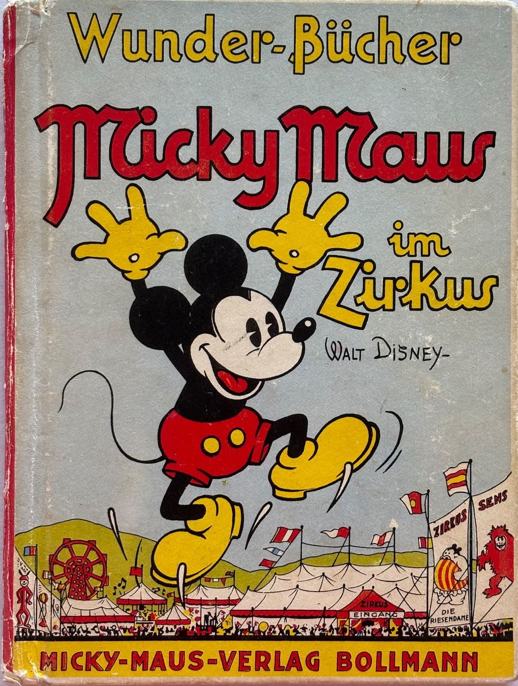 BD: Walt Disney, Micky Maus, Pop-up-Kinderbuch, 1936, EA, Comics – D'occasion à Frauenfeld par Merk52