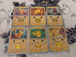 🇬🇧 Pokemon 30th 》Pikachu 6/30
