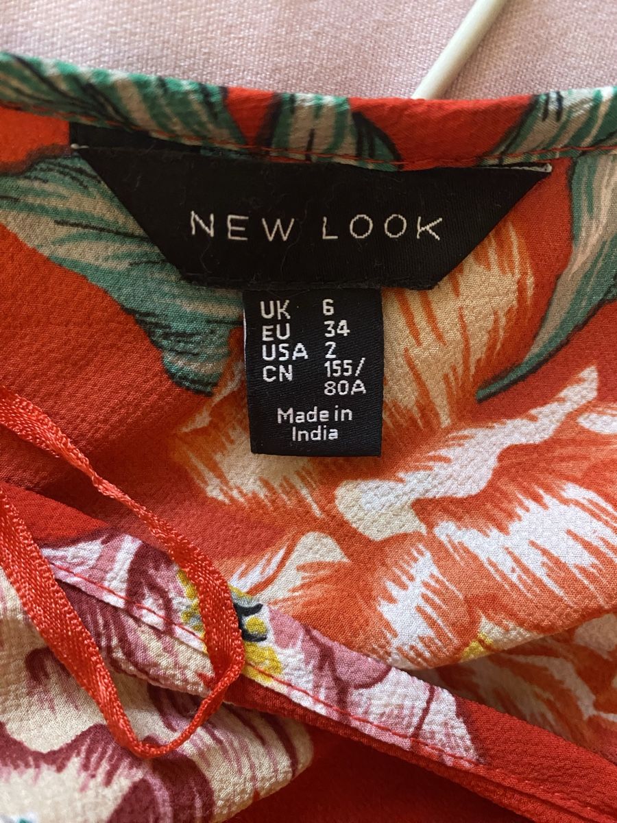 New Look Vestiti: Rotes Sommerjumpsuit mit Blumenmuster - Grösse 34 – Usato da Winterthur venduto da mie_l9gr 1