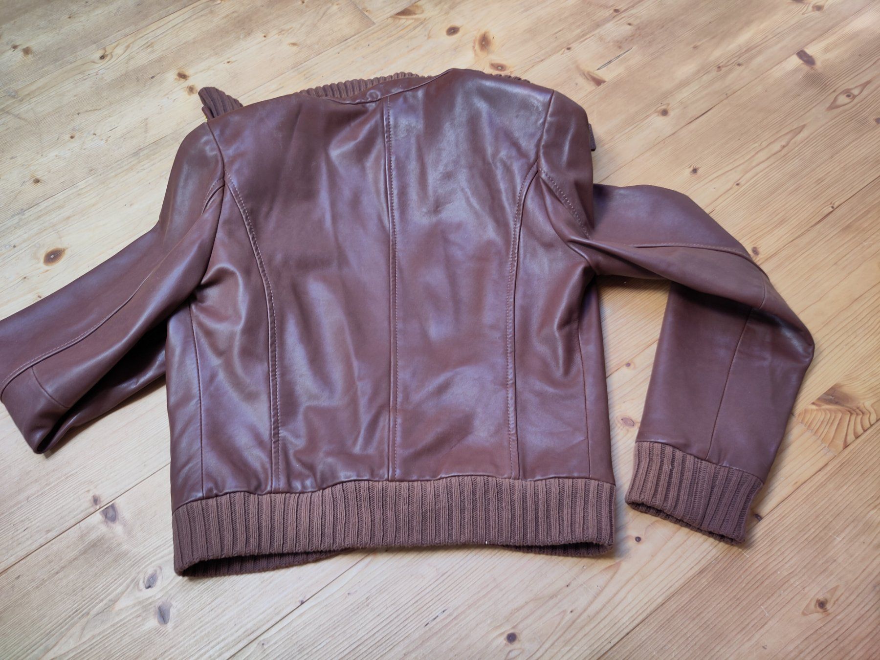 Giacche: Braune Lederjacke – Usato da Morgarten venduto da Pipolder1 3
