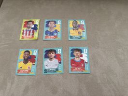 Fussballkarten Panini Sechserpack