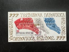 Kroatien Block 20  2002 Ersttag  (A1079)