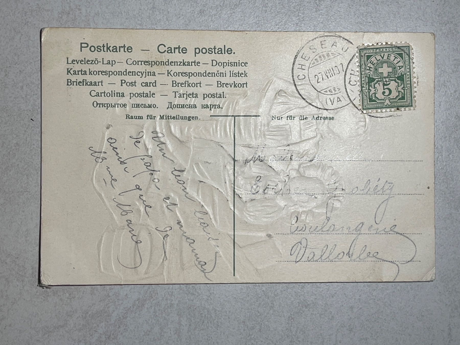 Cartoline postali: Alte Ansichtskarte, Kinder in Berner Tracht, – Usato da Strengelbach venduto da Aschatan5 1