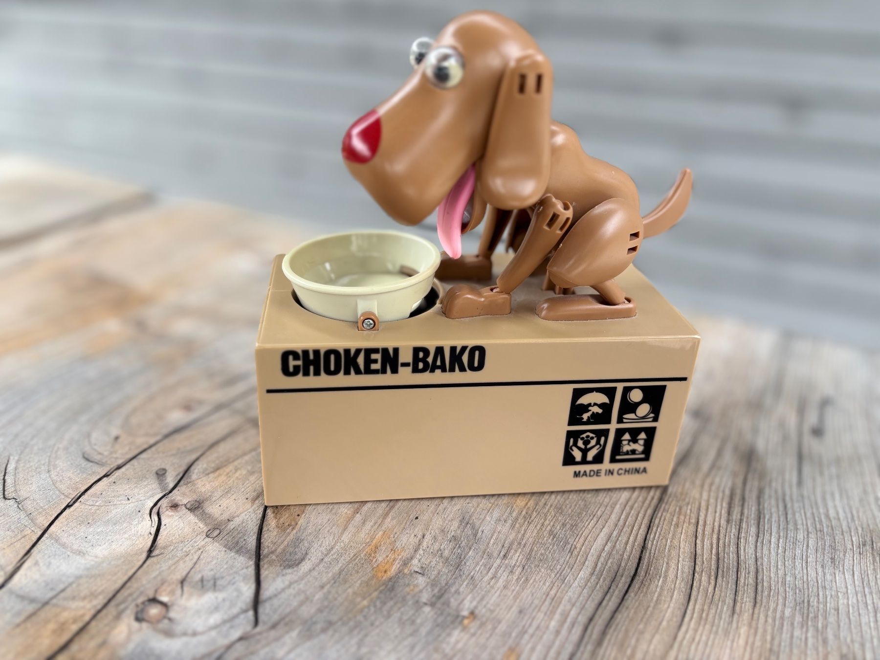 Spardosen: Spardose Hund Choken-Bako mit Bewegung – Gebraucht aus Würenlos von Ashley24