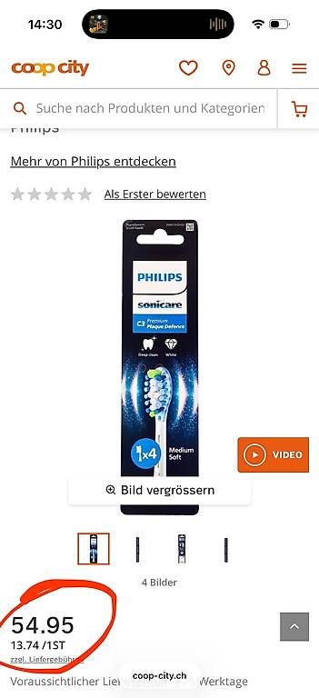 Philips Sonicare Cura dei denti: Philips Sonicare C3 Premium Plaque Defence 3x4 Stk. – Nuovo e nell'imballaggio originale da Zürich venduto da JuliaBeuggert 1
