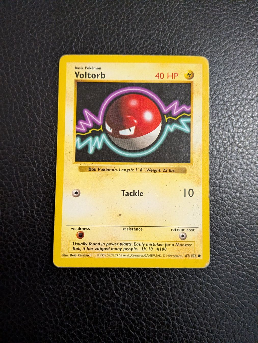 Pokémon Carte collezionabili: 1999 Base Set Voltorb 67/102 Shadowless Ab 1 – Usato da Paradiso venduto da Pkmn10