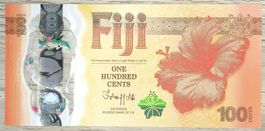Billet Fiji 100 Cents Commemorative UNC _3