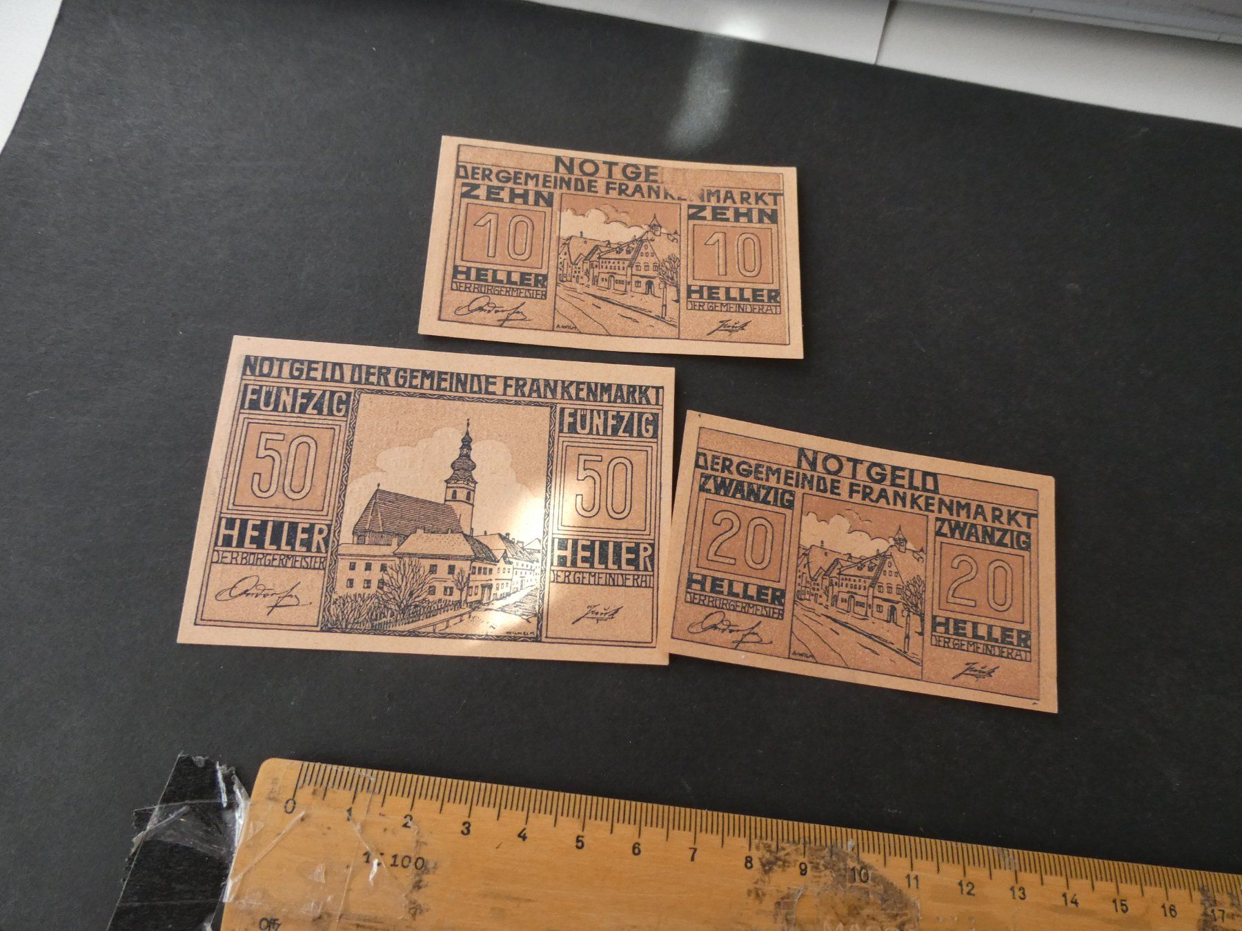 Banconote: Oesterreich,  Frankenmarkt - Notgeldscheine – Usato da Hinterforst venduto da Rohusri