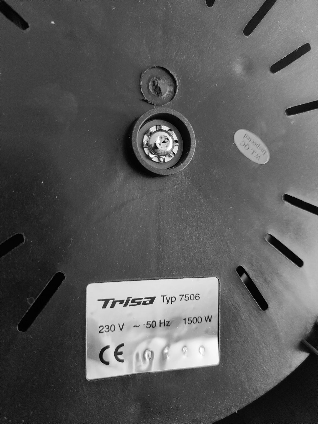 Trisa Küchengeräte: Trisa Platte Typ 7506 – Gebraucht aus Riehen von sulzschnee 1