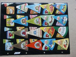 80   verschiedene              Käse Deckeli