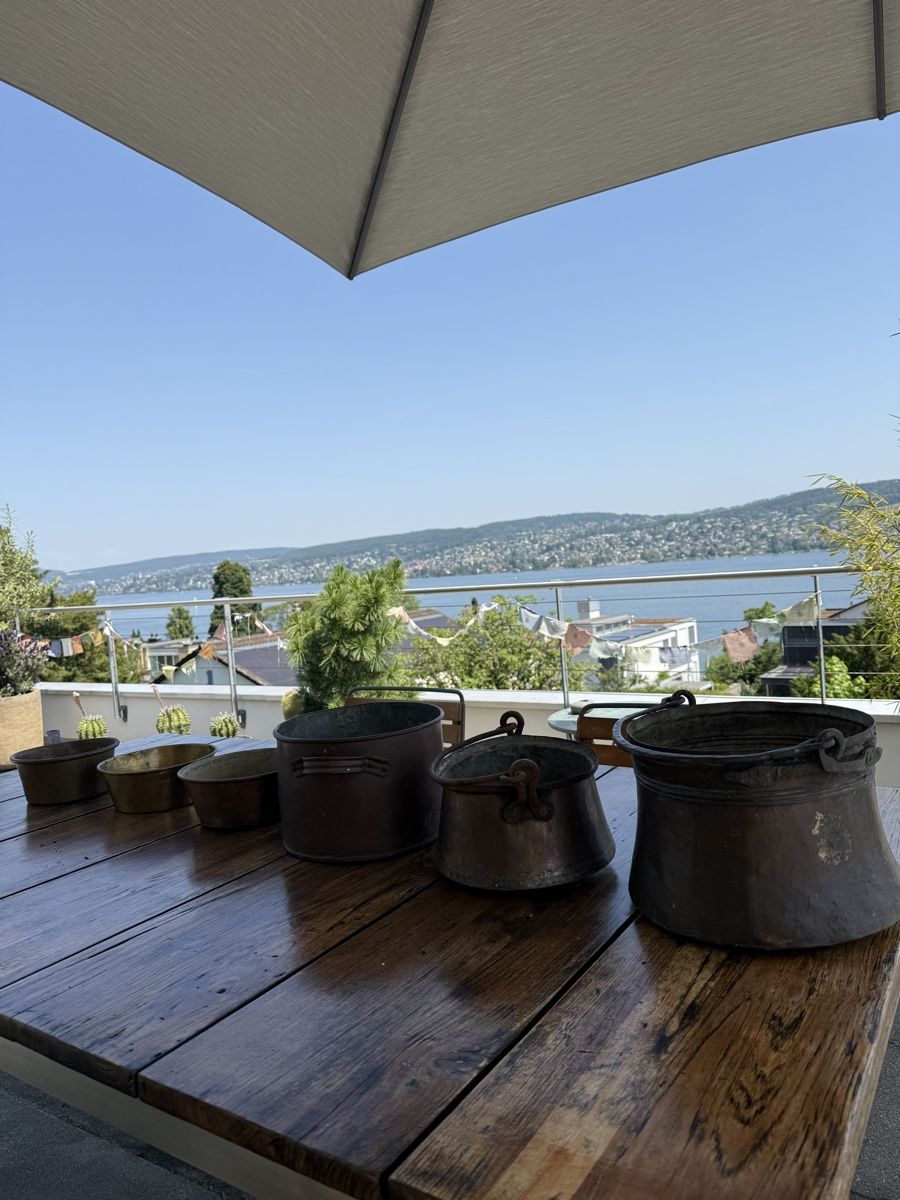 Pentole: 4 Antike Kupferkessel / 2 Messingtöpfe – Usato da Thalwil venduto da gansjeanjacques 8