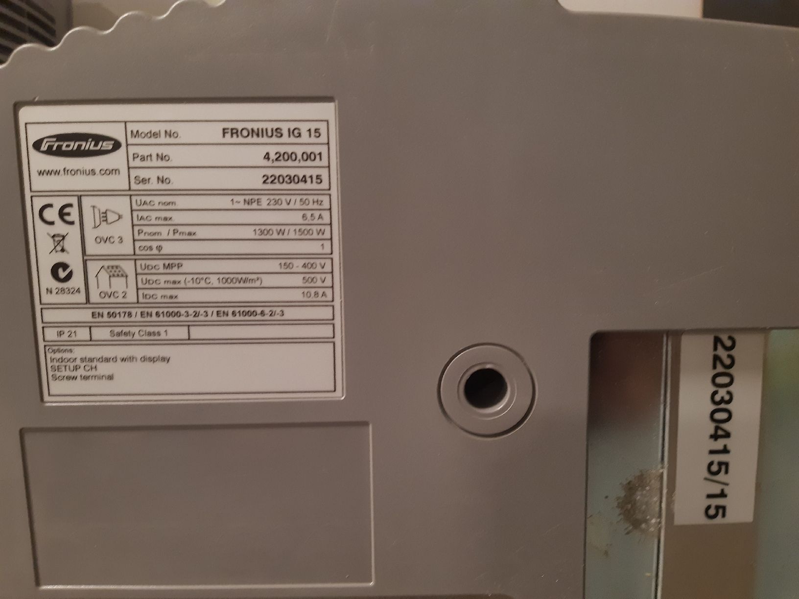 Fronius Inverter: Solarwechselrichter mit Freischaltebox – Usato da Spiegel b. Bern venduto da hopplas 4