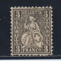 Sitzende Helvetia Nr. 29 gestempelt