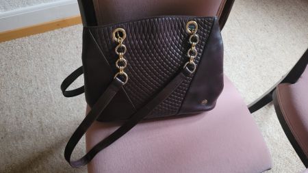 Bally Tasche Dunkelbraun Exzellent Traumstück