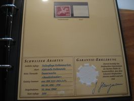 Abart "Meldereiter" 1960 **, Klebstelle Rollenende