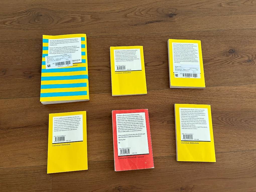 Libri: Diverse Reclam Bücher – Nuovo e nell'imballaggio originale da Oberdorf SO venduto da sel_wc6w 1