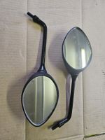 2x Motorrad Spiegel, Universal, Top Zustand, Schwarz