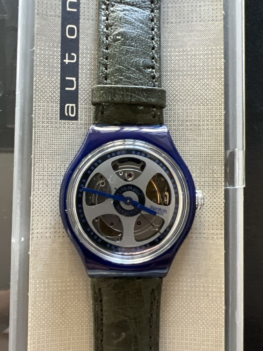 Swatch Orologi: Swatch Automatic (SAN102) Baeru – Nuovo e nell'imballaggio originale da Künten venduto da Spike17 1