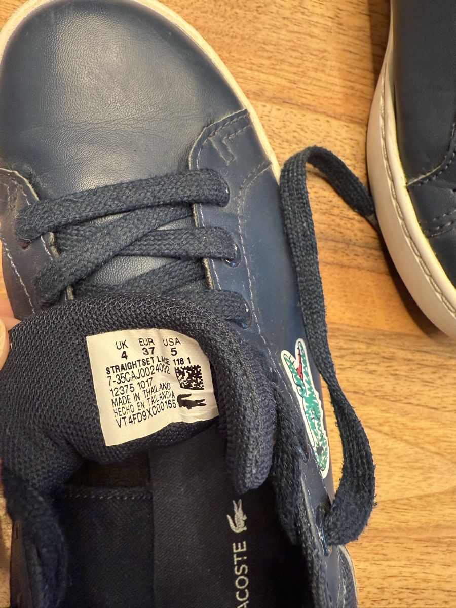 Lacoste Scarpe da uomo: Lacoste Sneaker, Turnschuh, Gr. 37 dunkelblau – Usato da Wermatswil venduto da FEDN 4