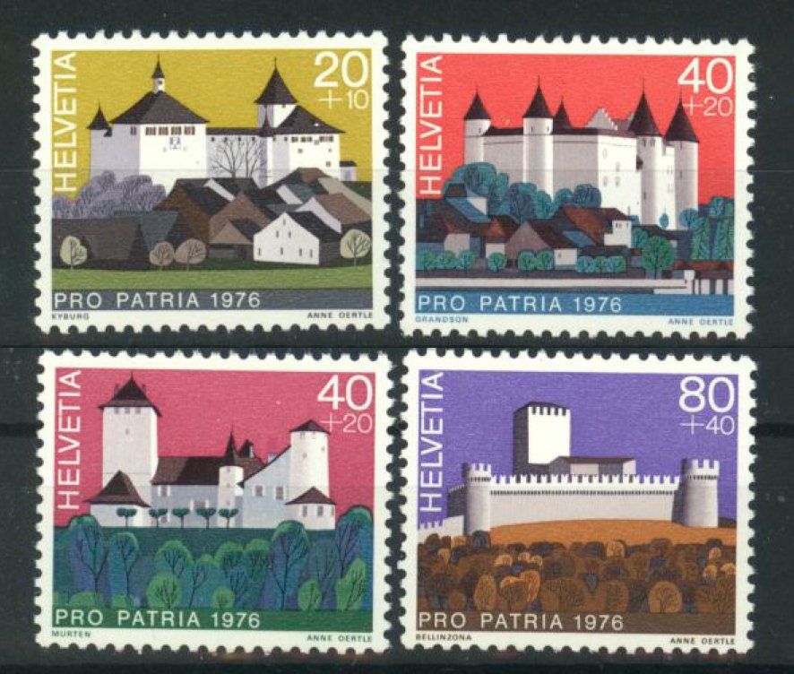 Tutti i francobolli: 1976, Pro Patria ** – Usato da Willisau venduto da Vollstempel