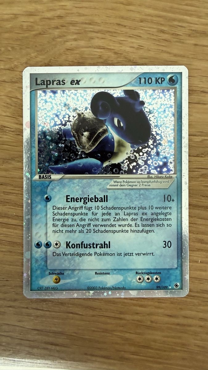 Pokémon Carte collezionabili: Sammelkarte Lapras ex Deutsch – Usato da Sulgen venduto da WhiskersAway